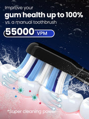 Four replacement brush heads for Marlincare toothbrush