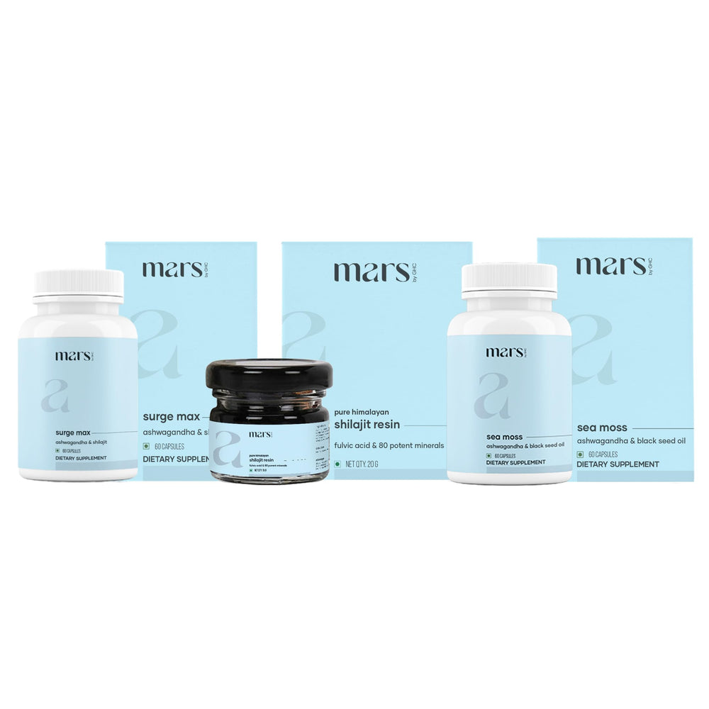Mars by GHC Performance Plus Combo bottle and capsules