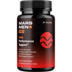 Mars Men Pro bottle with 60 capsules