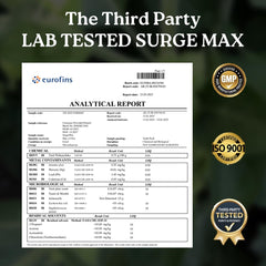 Active lifestyle image featuring Mars Surgemax capsules