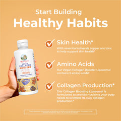 Vitamin E ingredient illustration for collagen booster