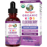 MaryRuth Kids Elderberry Drops bottle, 1 oz
