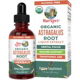 MaryRuth Organics Astragalus Root liquid drops bottle on white background