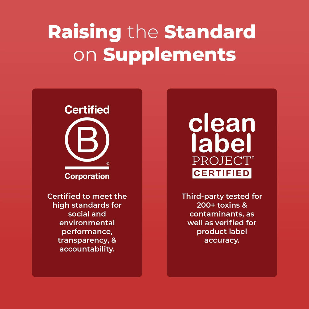 Ingredients list for MaryRuth Vitamin B12 spray