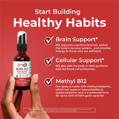 Ingredients and certifications for MaryRuth Organics B12 spray