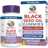 MaryRuth Organics Black Seed Oil Gummies bottle on white background