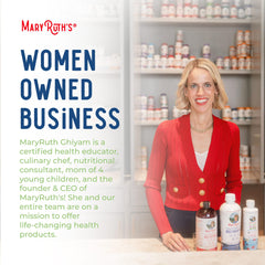 Packaging highlighting 3 Month Supply for MaryRuth Black Seed Oil