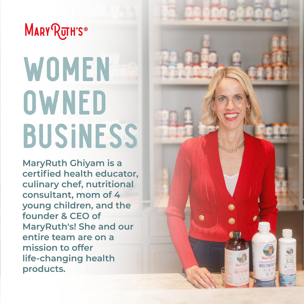 Lifestyle image of adults using MaryRuth Organics Brain Nootropic Drops
