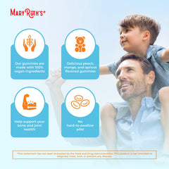 Close-up of MaryRuth Organics Gummies bottle