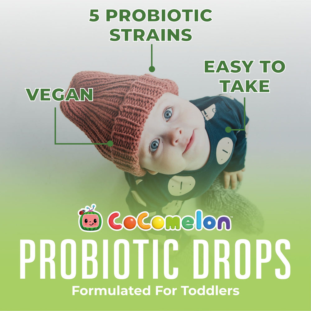 MaryRuth Organics probiotic dropper simplifies daily dosing for toddlers.