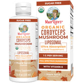 MaryRuth Organics Cordyceps liposomal mushroom bottle - front label