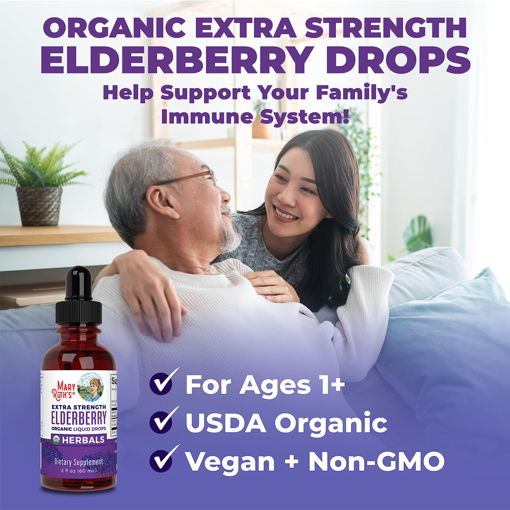 Serving details: 20 drops per serving (250 mg elderberry)