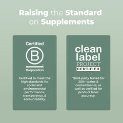 Label showing vegan and non-GMO attributes