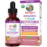 Front view of MaryRuth Organics Infant Multivitamin with Iron bottle (2 oz)