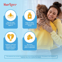 Close-up of MaryRuth Organics K2 MK7 bottle