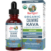 Front view of MaryRuth Organics Calming Kava Root liquid drops bottle