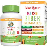 MaryRuth Organics Kids Fiber Gummies bottle front label