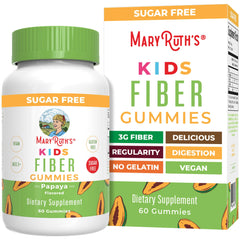 MaryRuth Organics Kids Fiber Gummies bottle front label
