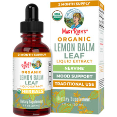 MaryRuth Organics Lemon Balm Leaf Liquid Extract bottle
