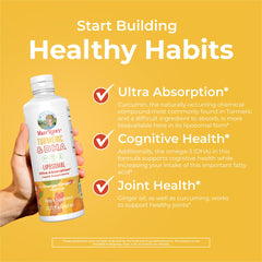 Infographic-style image showing enhanced absorption via liposomal delivery