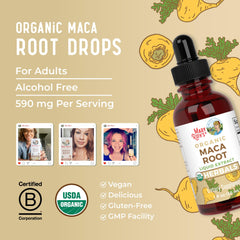 Wellness concept featuring Maca Root product