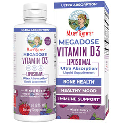 MaryRuth Organics Megadose Vitamin D3 Liposomal 4000 IU product bottle