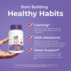 MaryRuth Organics Melatonin Sleep Gummies nutrition facts