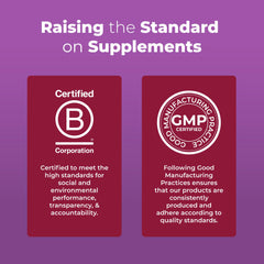 Close-up of MaryRuth Organics Men's Vitamin Gummy ingredients