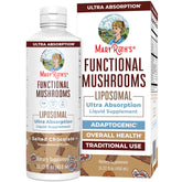 Front view of MaryRuth Organics Mushroom Liquid Vitamin bottle