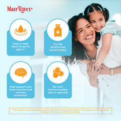 MaryRuth Organics Omega-3 Liquid Drops orange flavor liquid