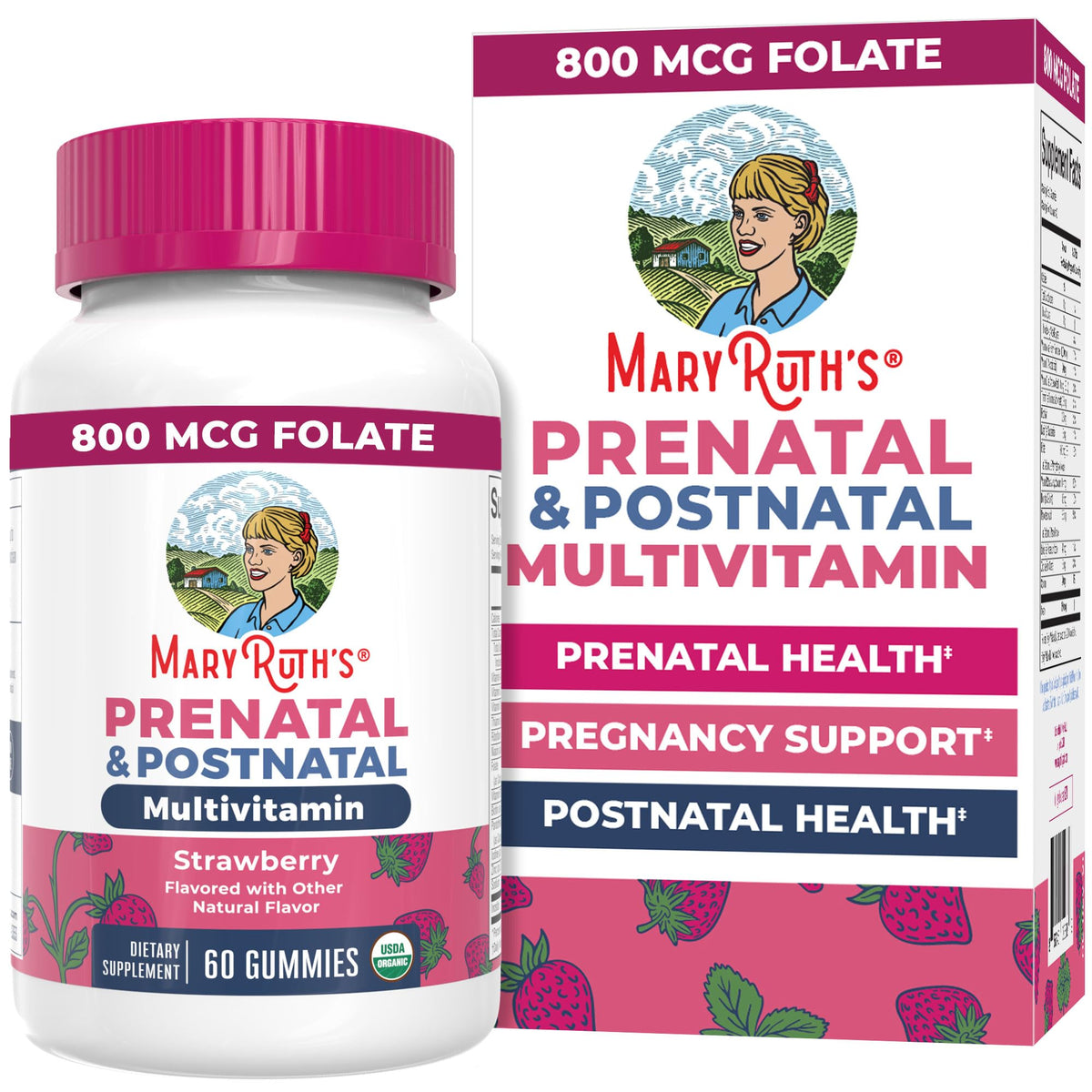 MaryRuth Organics Prenatal Vitamins packaging