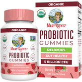 Front view of MaryRuth Organics Probiotic Gummies 60-count bottle