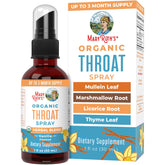 MaryRuth Organics Throat Spray Vanilla bottle, 1 oz – front view