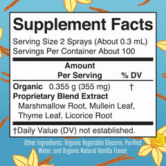 Packaging shows USDA Organic, Non-GMO, Vegan, Gluten Free icons
