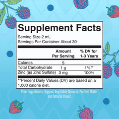 Pouring MaryRuth toddler zinc drops from a dropper