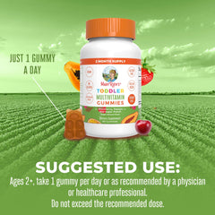 Ingredient list and supplement information for the gummies