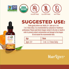 Ingredients view for Turmeric Gold Liquid Drops