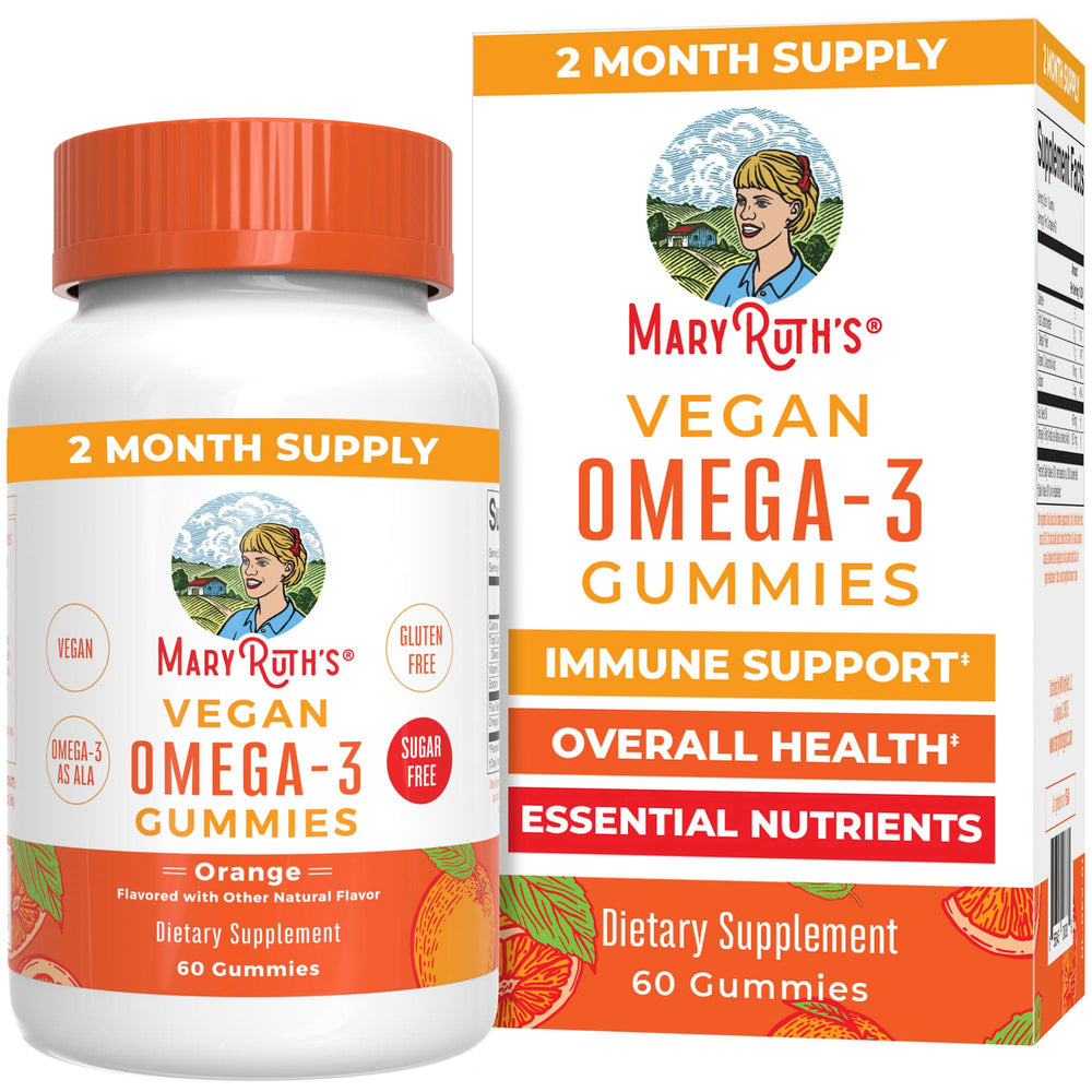 Bottle of MaryRuth Organics Vegan Omega-3 Gummies - 60 count