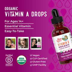 Packaging and labels for the Vitamin A Drops