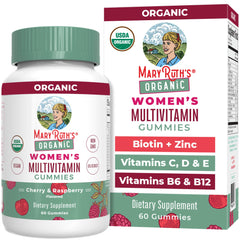 Front view of MaryRuth Organics Women’s Multivitamin Gummies bottle