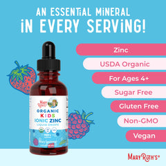 Glycerin-based zinc liquid for kids from MaryRuth Organics