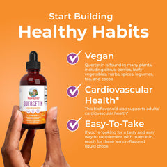 Ingredients badge showing vegan and non-GMO