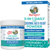 MaryRuth’s 3-in-1 Gas & Bloat Probiotic Powder packaging (0.5 oz)