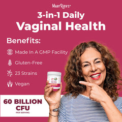 Vaginal health and microbiome support visuals