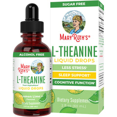 MaryRuth's L-Theanine 200mg Liquid Drops bottle front view