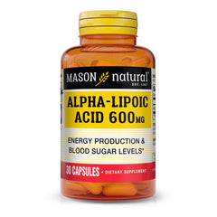 Mason Natural Alpha Lipoic Acid 600mg bottle packaging
