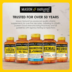 Image of the Mason Natural B12 with calcium bottle packaging and tablets