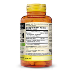 Ingredients: Cinnamon, Alpha Lipoic Acid, Chromium