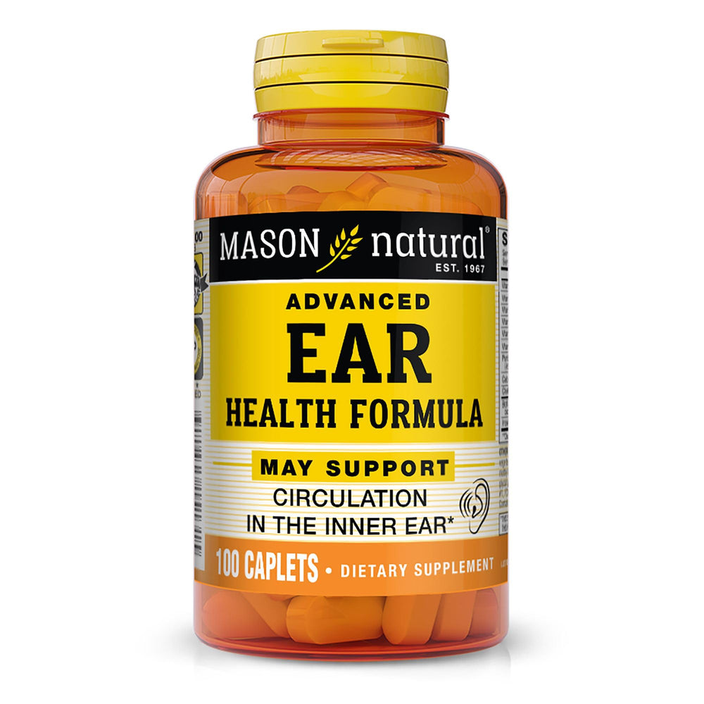 MASON NATURAL front bottle showing clear label and clean formulation benefit