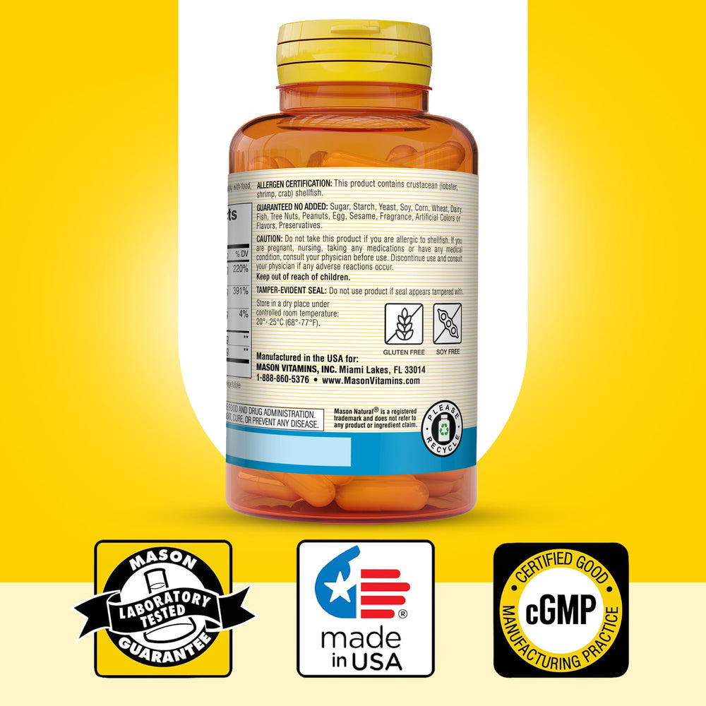 Healthy joints support with glucosamine chondroitin 1500/1200 - 180 capsules